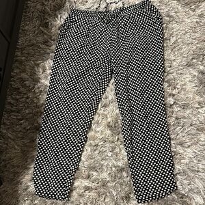 Black and White Polka Dot Pants